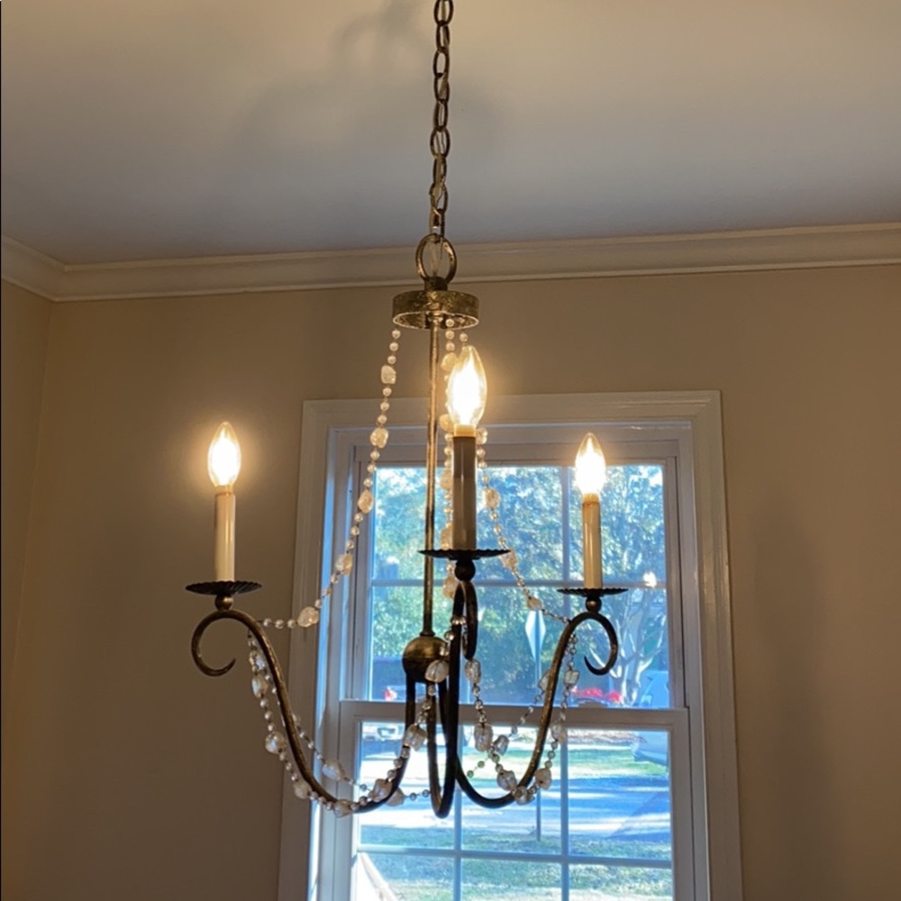 Quoizel Beaded Chandelier